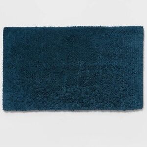Threshold 100% Cotton Reversible Performance Bath Rug Jericho Bay Teal 20 X 34”